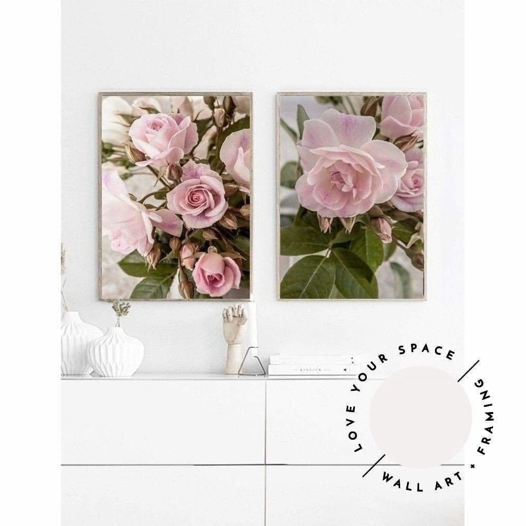 Set of 2 - Rose Garden I + Rose Garden II - Love Your Space