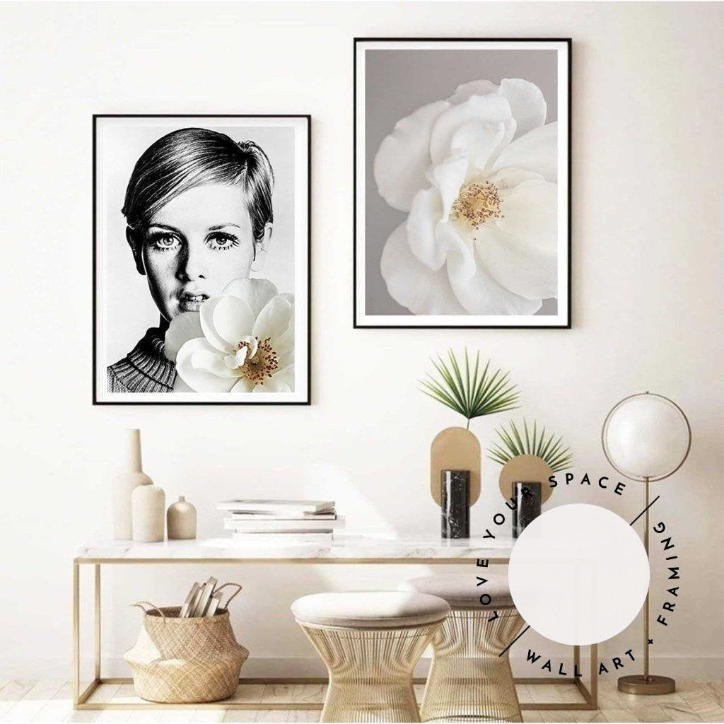 Set of 2 - Twiggy & White Rose III - Love Your Space