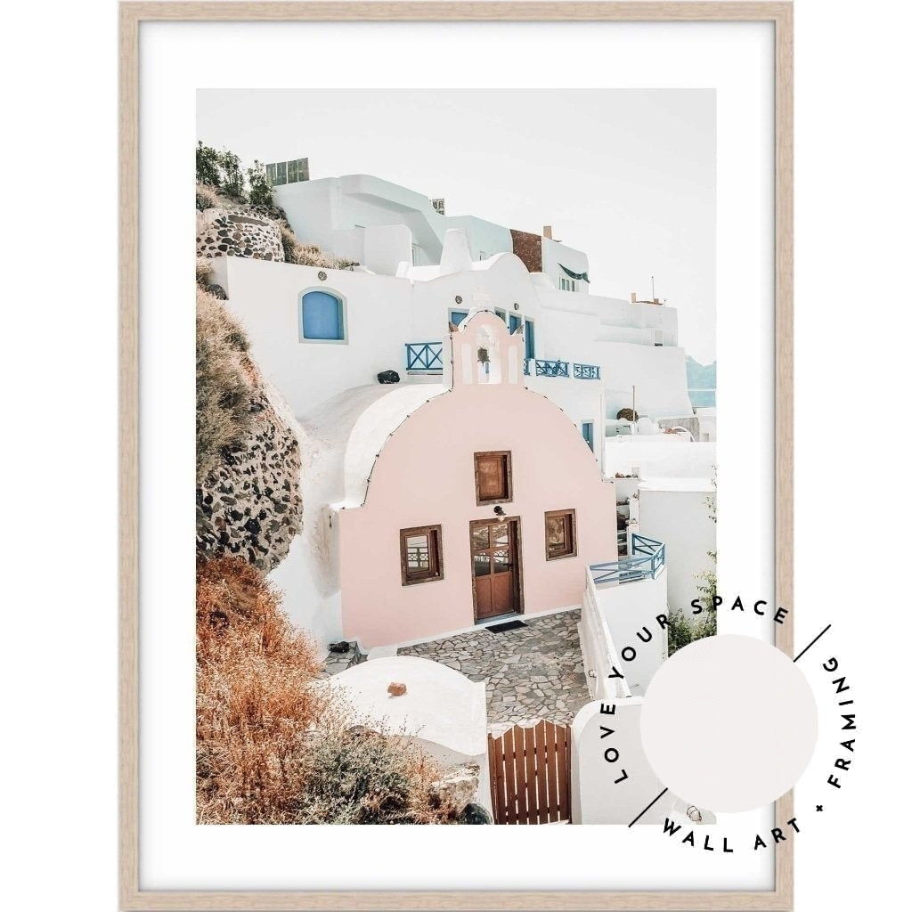 Shade of Pink - Santorini I - Love Your Space