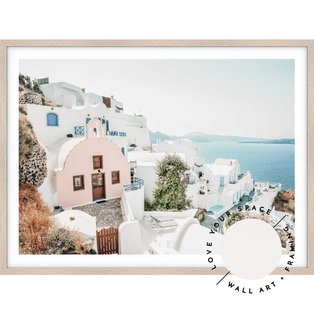 Shade of Pink - Santorini II - Love Your Space