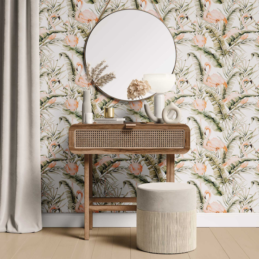 Flamingo Designer Wallpaper