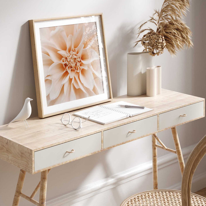 Peach Dahlia - SQUARE