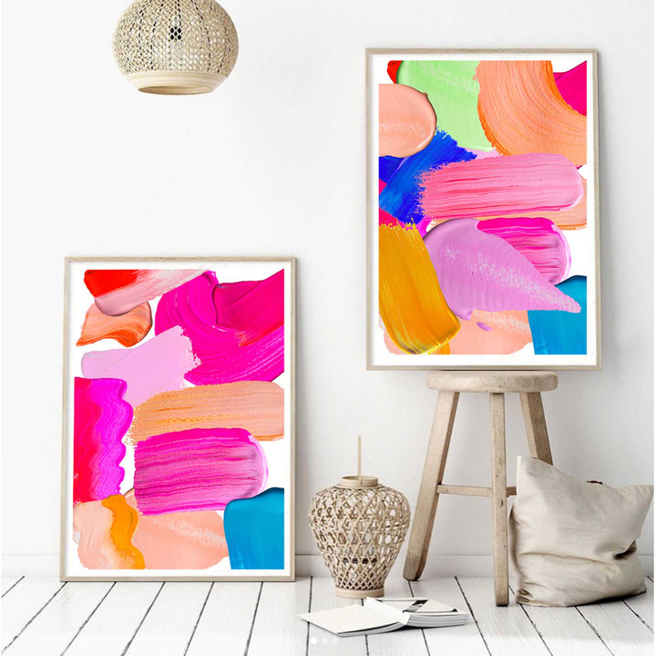 Neon Paint Strokes II