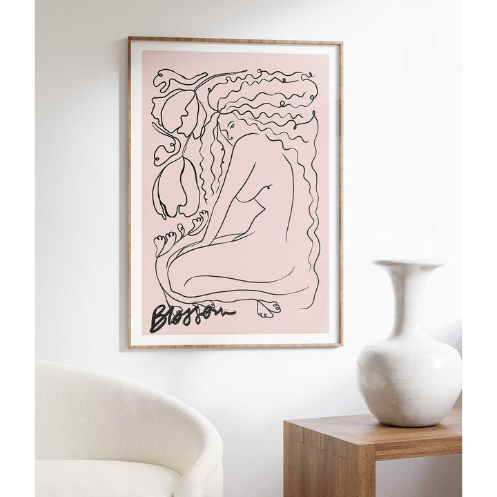 Blossom Line Drawing