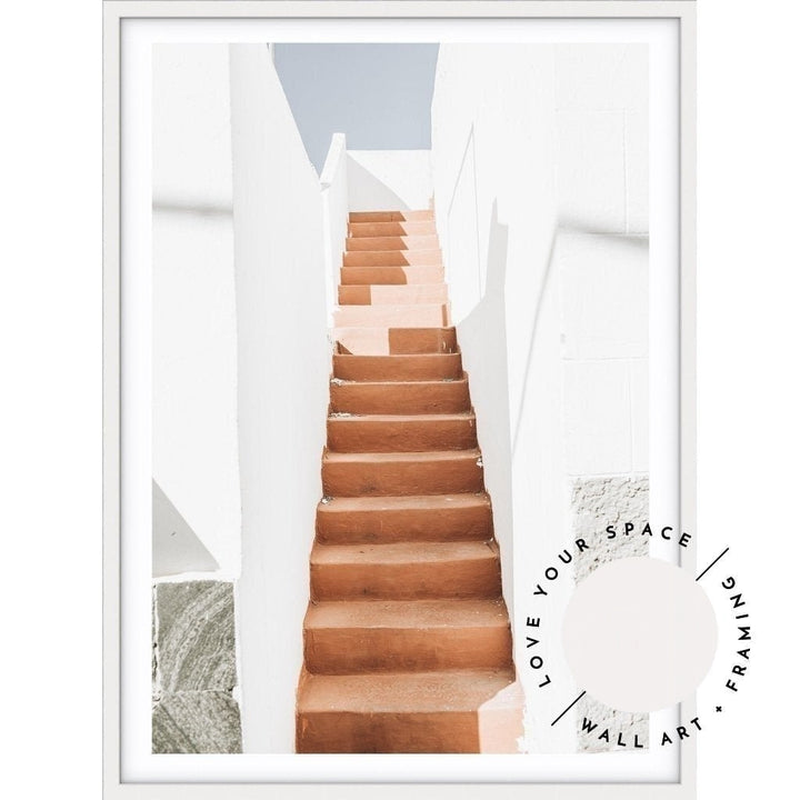 Terracotta Stairs - Santorini - Love Your Space