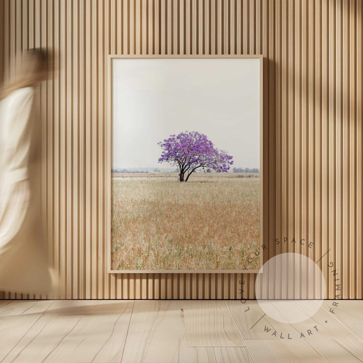 The Lonely Jacaranda I Posters Prints & Visual Artwork