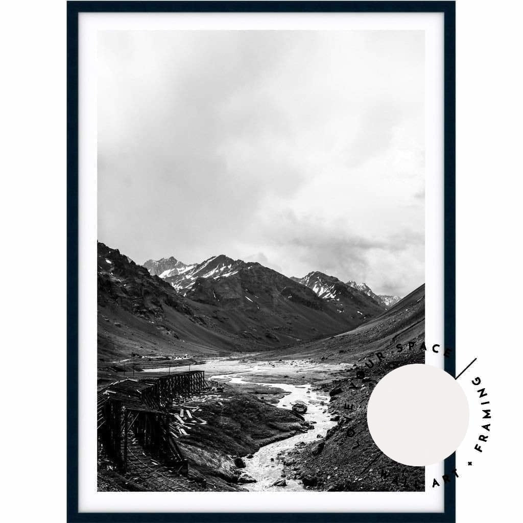 The Southern Andes no.3 - Black & White - Love Your Space