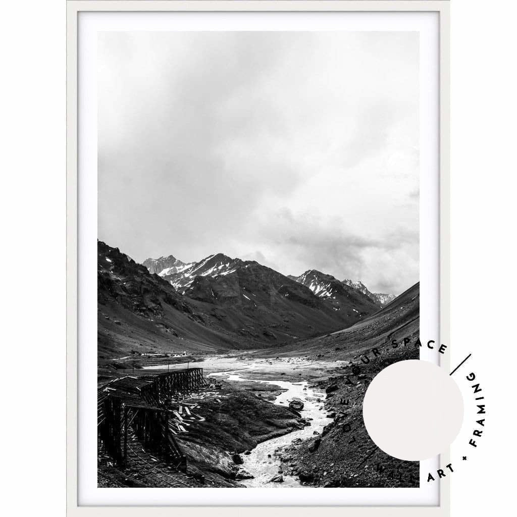 The Southern Andes no.3 - Black & White - Love Your Space