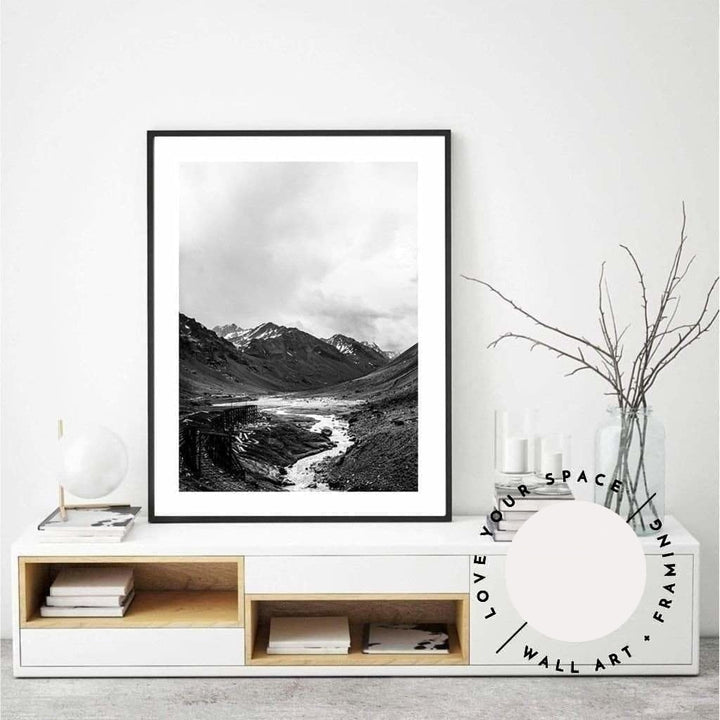 The Southern Andes no.3 - Black & White - Love Your Space