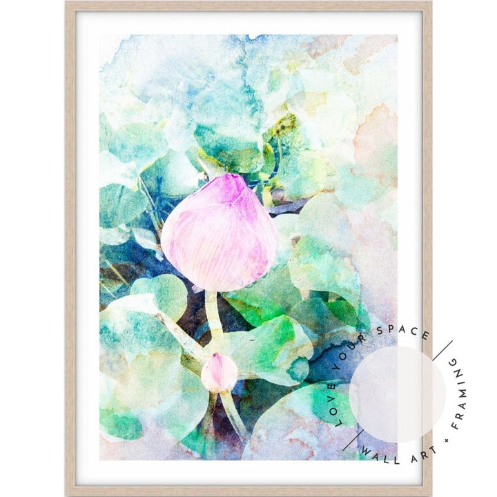 Watercoloured Rose - Love Your Space