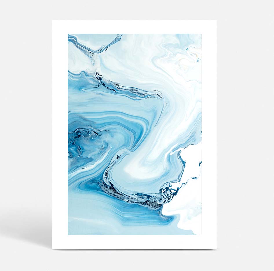 Set of 2 - Blue Oils I & II