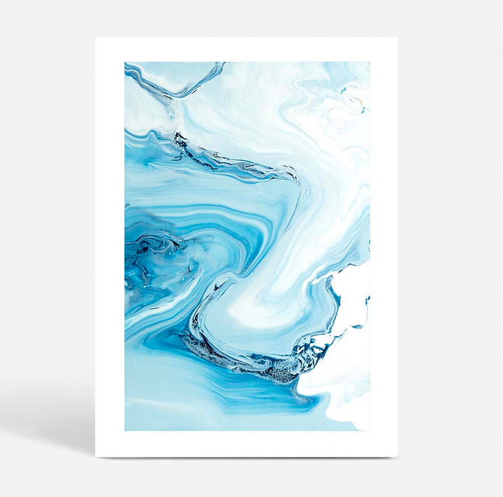 Set of 2 - Blue Oils I & II