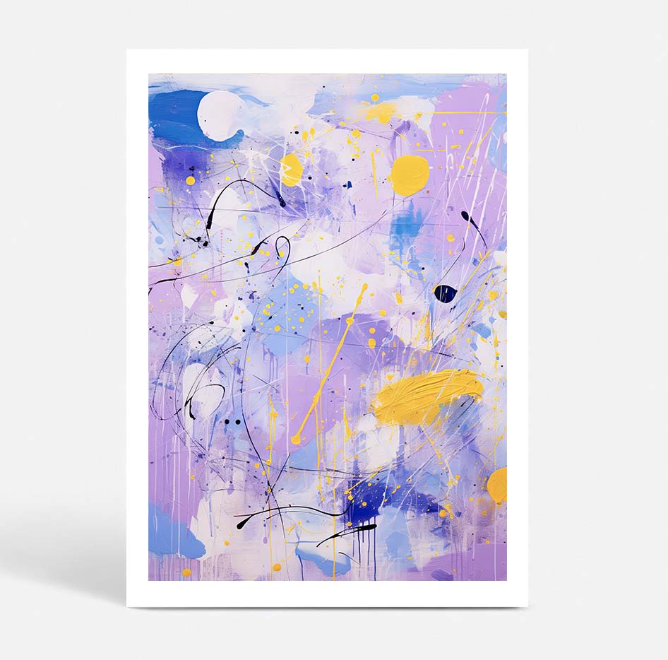Set of 2 - Lilac Pop I & II