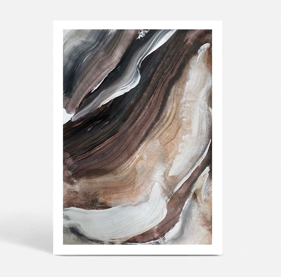 Rich Organic Brushstroke Trio