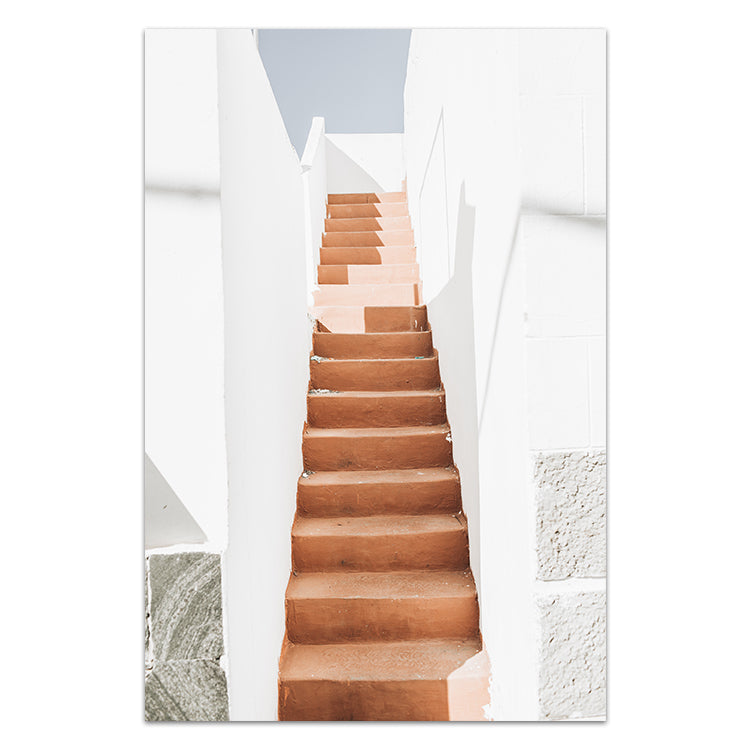 Terracotta Stairs - Santorini