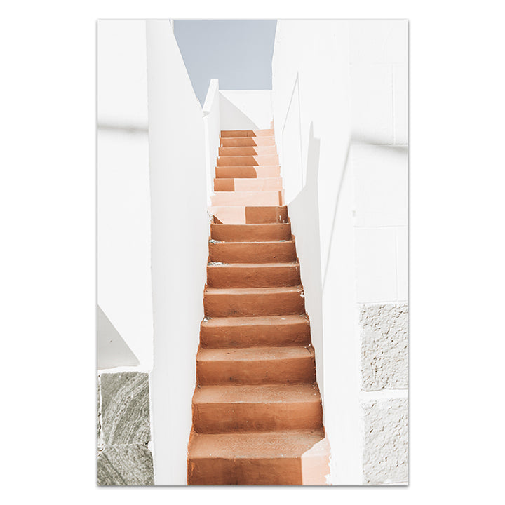 Terracotta Stairs - Santorini