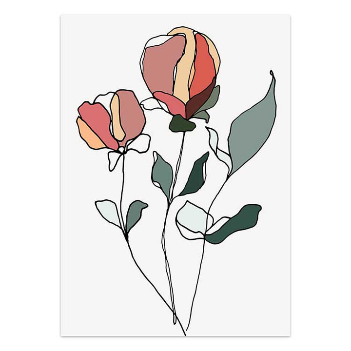 Coloured Rose I