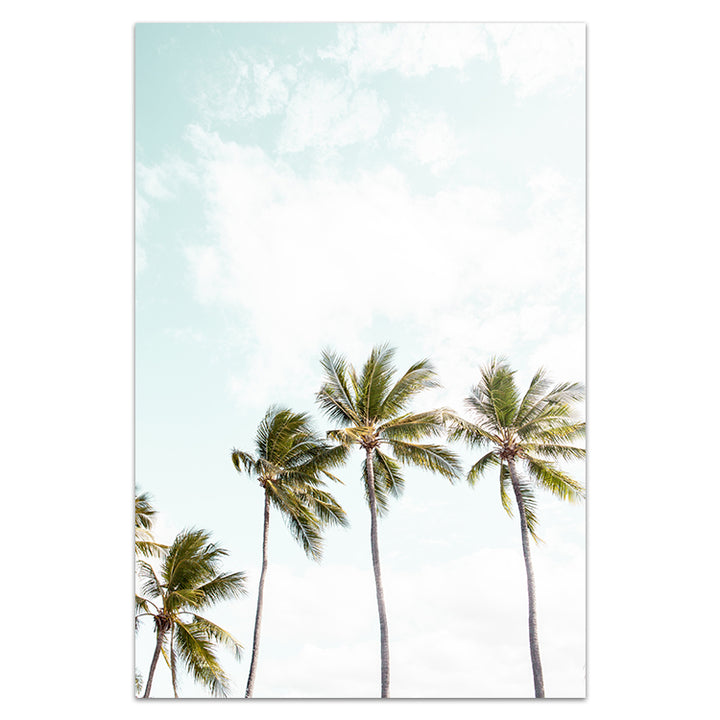 Set of 2 - Surfer Girl & Tropical Palms I