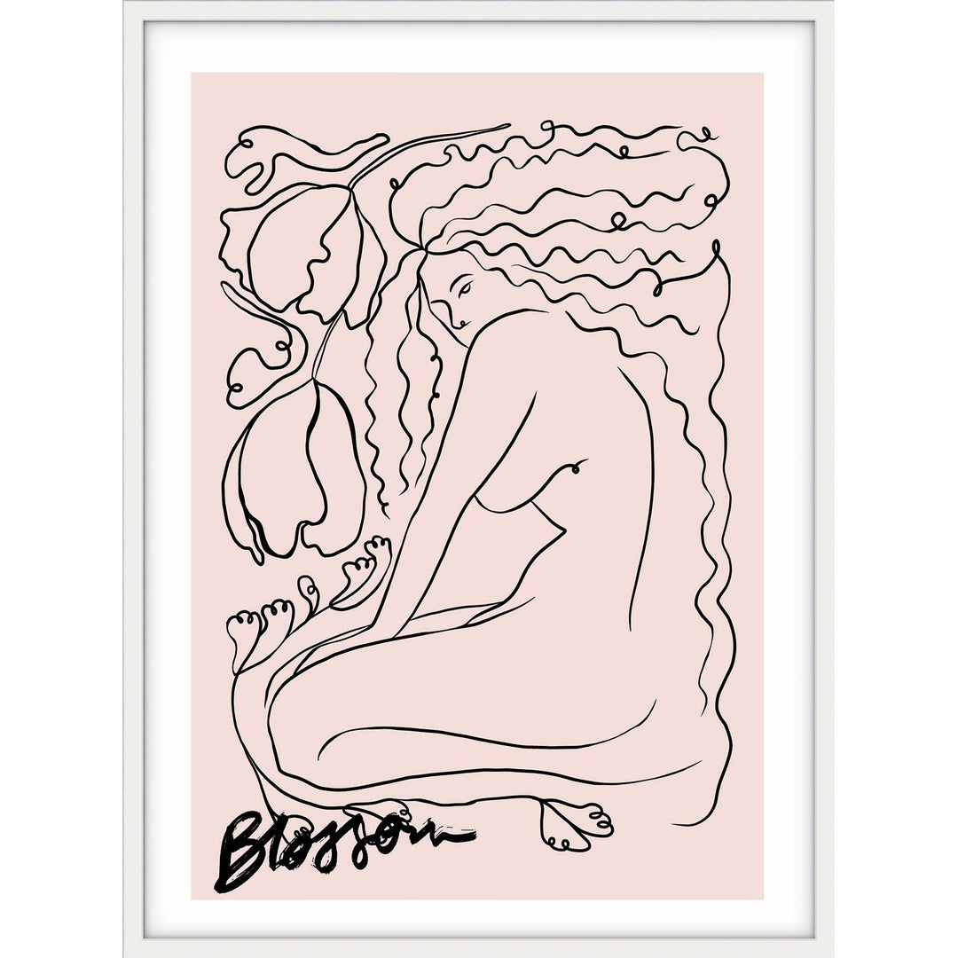 Blossom Line Drawing
