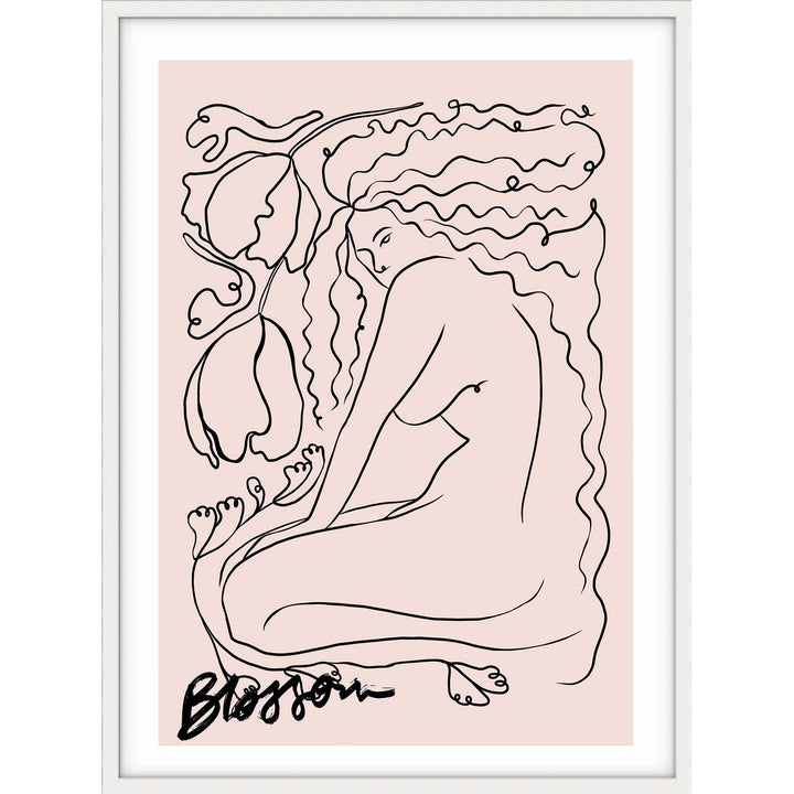 Blossom Line Drawing