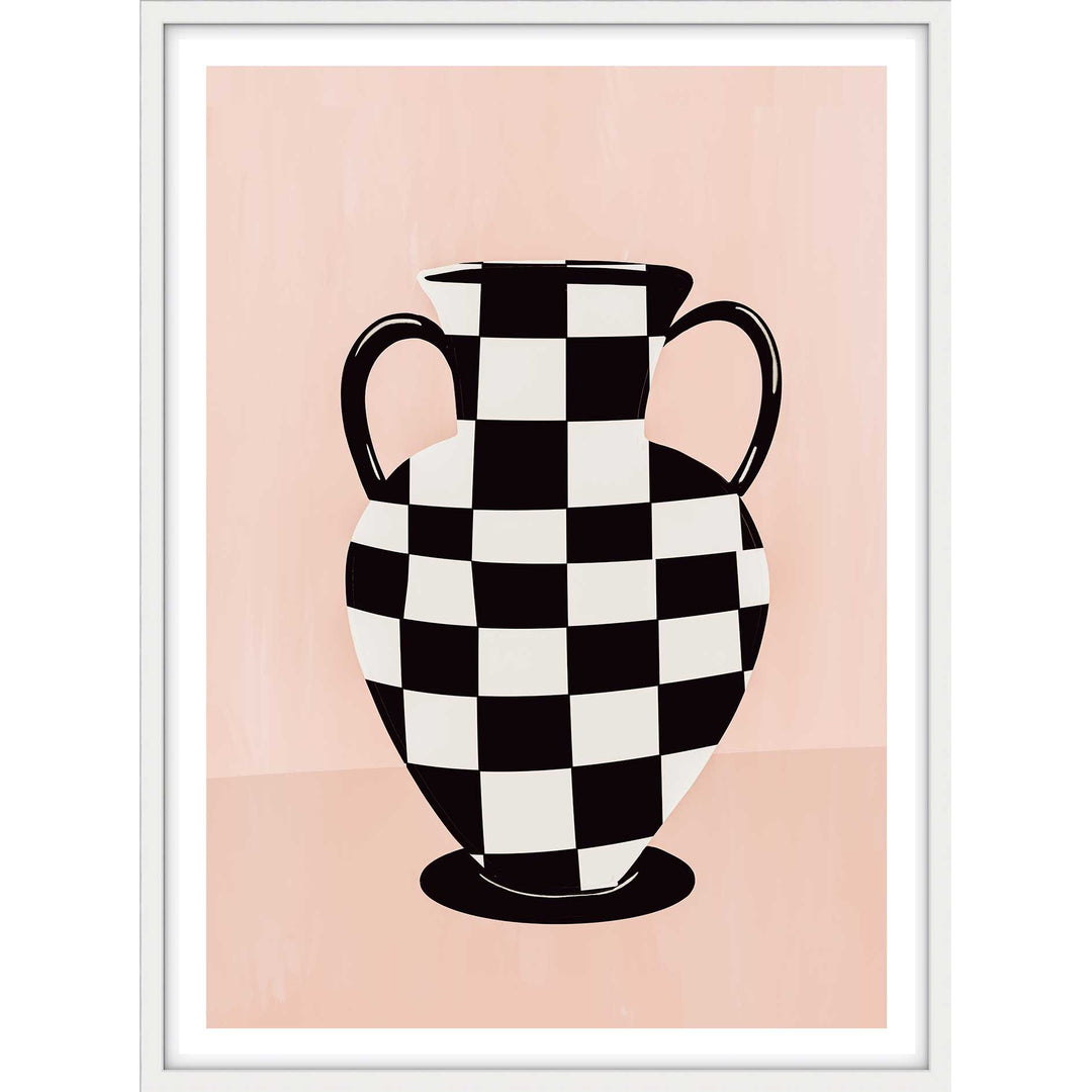 Checked Vase
