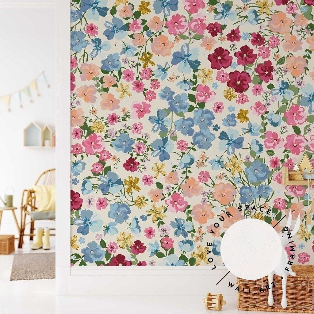 Wild Flower Designer Wallpaper - Love Your Space
