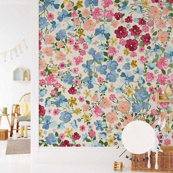 Wild Flower Designer Wallpaper - Love Your Space