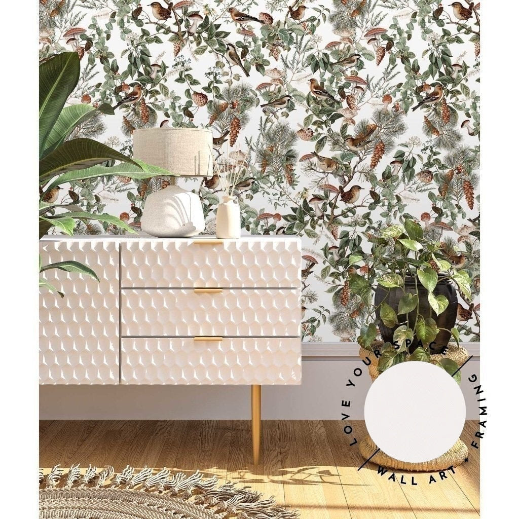 Woodland Birds Design - Wallpaper - Love Your Space