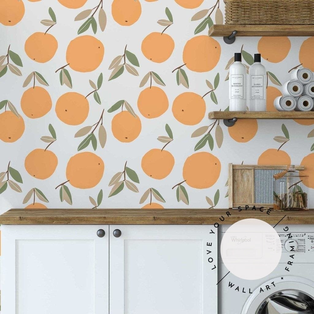 Clementine Designer Wallpaper - Love Your Space
