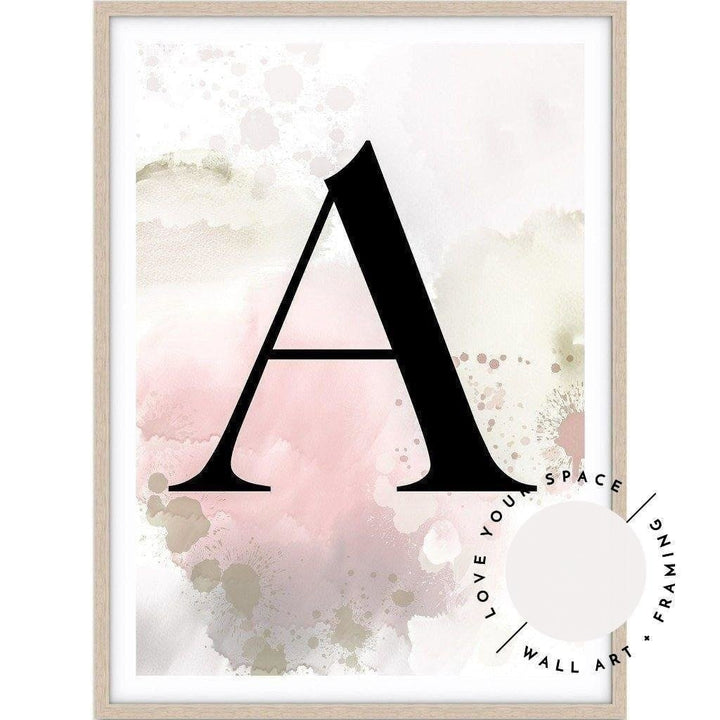 Custom Letter - Watercolour - Love Your Space