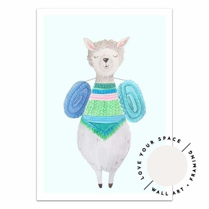 Llama III - Watercolour - Love Your Space