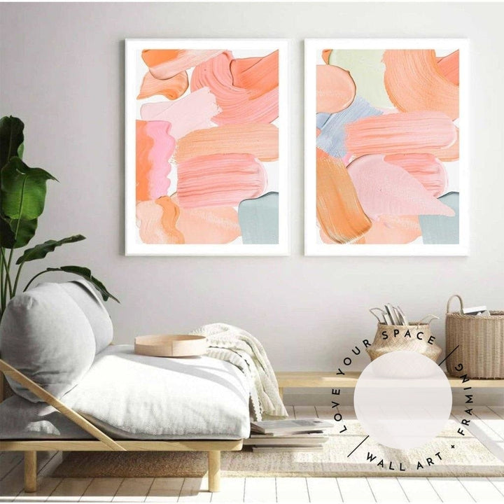 Pastel Paint Strokes I - Love Your Space