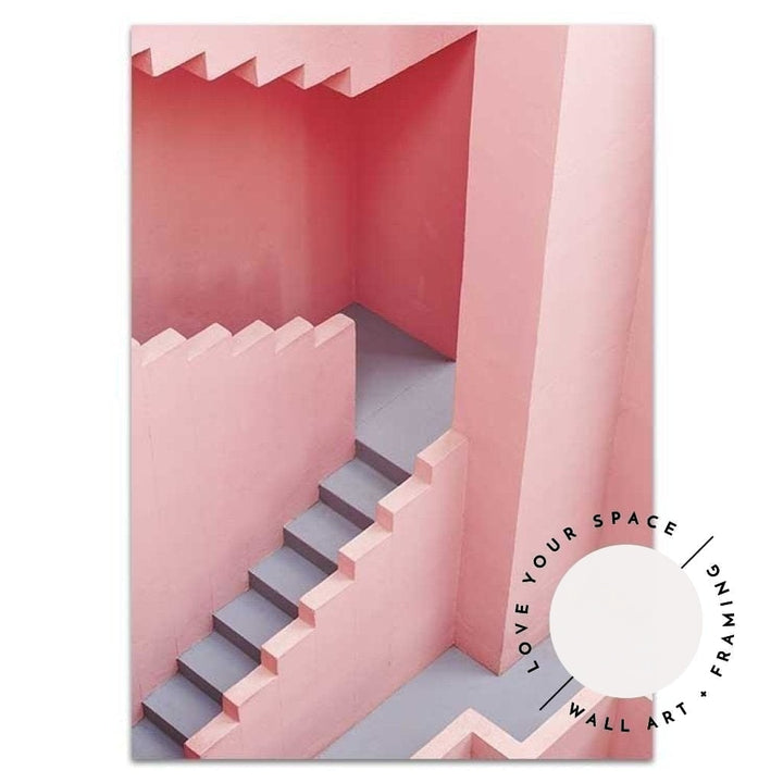 Pink Stairs no.1 - Love Your Space