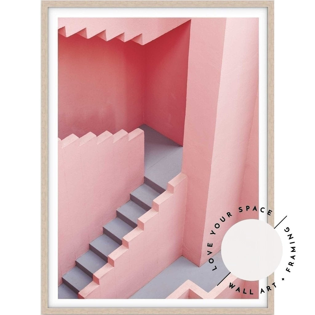 Pink Stairs no.1 - Love Your Space