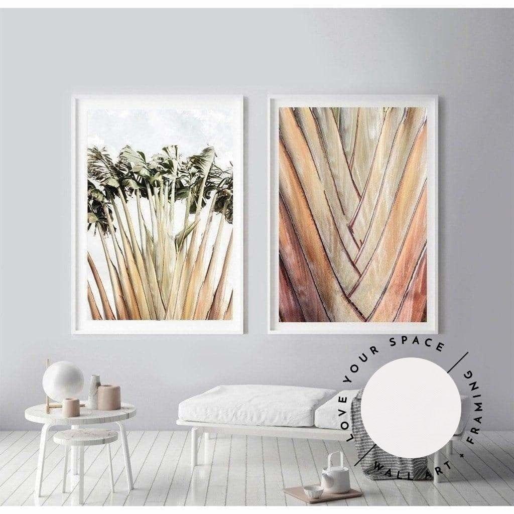 Set of 2 - Travellers Palm I + II - Love Your Space